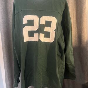 TNA Green Women's Jersey with Number 23